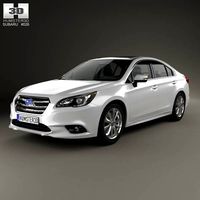 3D model of Subaru Legacy 2014