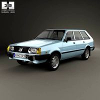 3D model of Subaru Leone estate 1978
