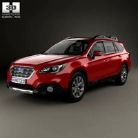 3D model of Subaru Outback 2015