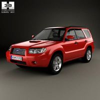 3D model of Subaru Forester 2006