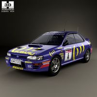 3D model of Subaru Impreza WRC (GC) 1993