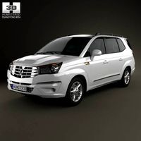 3D model of SsangYong Rodius 2013