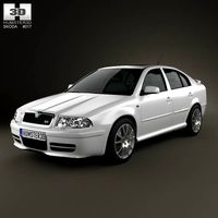 3D model of Skoda Octavia RS Tour 2000