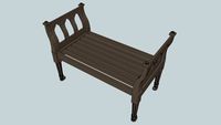 Augustine 4' Flat Bench