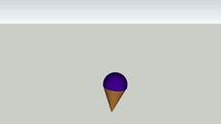 Blueberry ice cream