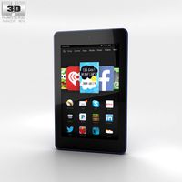 3D model of Amazon Fire HD 6 Cobalt