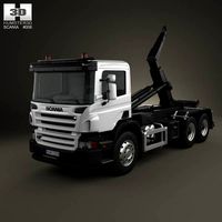 3D model of Scania P Hook Loader 2011