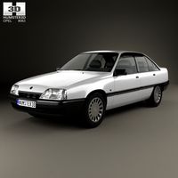3D model of Opel Omega (A) 1987