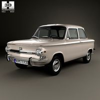 3D model of NSU Prinz 4 1961