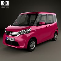 3D model of Nissan Dayz Roox 2013