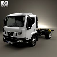 3D model of Nissan NT 500 Chassis Truck 2014