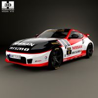 3D model of Nissan 370Z Nismo GT Academy 2009