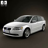 3D model of Volvo V50 2011