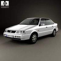 3D model of Volkswagen Passat (B4) sedan 1993