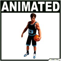 White Basketball Player CG3d model