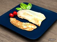 Grilled Turkey3d model