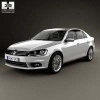 3D model of Volkswagen Bora (CN) 2012