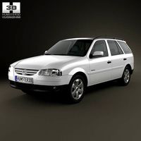 3D model of Volkswagen Parati 2012
