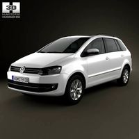 3D model of Volkswagen SpaceFox (Suran) 2012