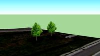 Landscaping- Trees along the I-294 Tri State Tollway Median between exit