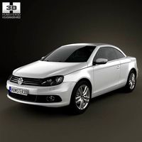 3D model of Volkswagen EOS 2012
