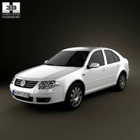 3D model of Volkswagen Bora Classic