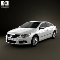 3D model of Volkswagen Passat CC 2009