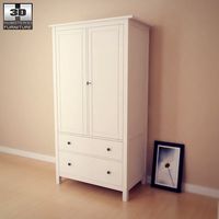 3D model of IKEA HEMNES Wardrobe