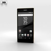 3D model of Sony Xperia Z5 Gold