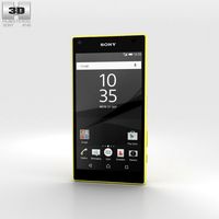 3D model of Sony Xperia Z5 Compact Yellow