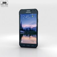 3D model of Samsung Galaxy S6 Active Blue