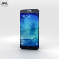 3D model of Samsung Galaxy A8 Midnight Black