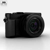 3D model of Panasonic Lumix DMC-LX100 Black