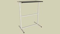 EMCO Speciality Products 48' Double Sided Floor Coat Rack Model #22-4