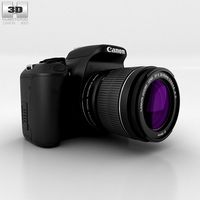 3D model of Canon EOS 600D