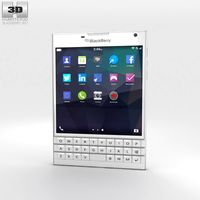 3D model of BlackBerry Passport White