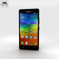 3D model of Lenovo A6000 Black