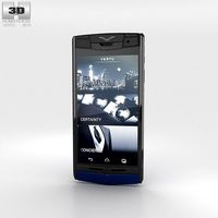 3D model of Vertu Signature Touch Pure Navy Lizard