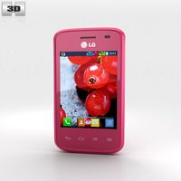 3D model of LG Optimus L1 II TRI Pink
