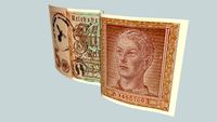Germany... WW2... '5 REICHSMARK'... Recruitment Banknote... 1942..