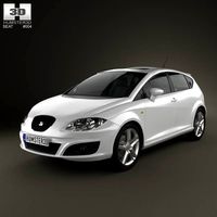 3D model of Seat Leon 2009