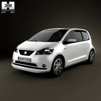 3D model of Seat Mii 3-door 2013