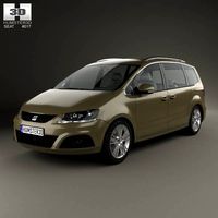 3D model of Seat Alhambra 2010