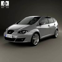 3D model of Seat Altea XL 2009
