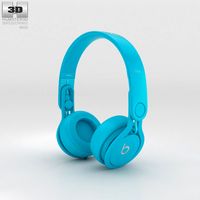 3D model of Beats Mixr High-Performance Professional Light Blue