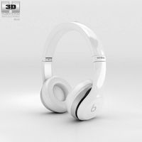 3D model of Beats by Dr. Dre Solo2 Wireless Headphones White