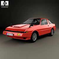 3D model of Mitsubishi Starion Turbo GSR III 1982