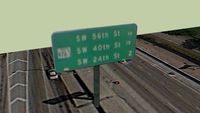 Mileage Sign #1 Up Palmetto Expressway