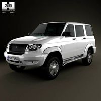 3D model of UAZ Patriot (3163) 2012