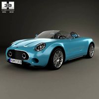 3D model of Mini Superleggera Vision 2014